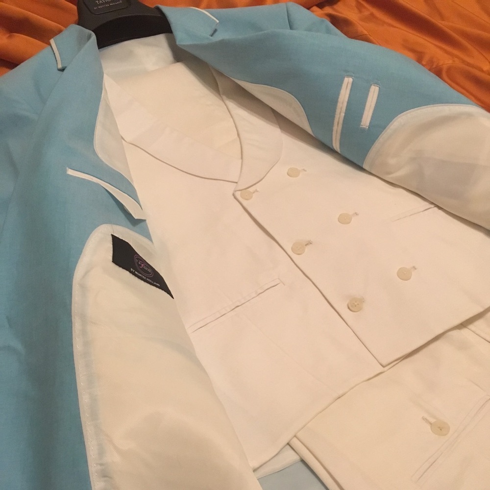 🔆 3-PC. SUIT TEAL/POWDER BLUE
